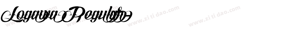 Logawa Regular字体转换